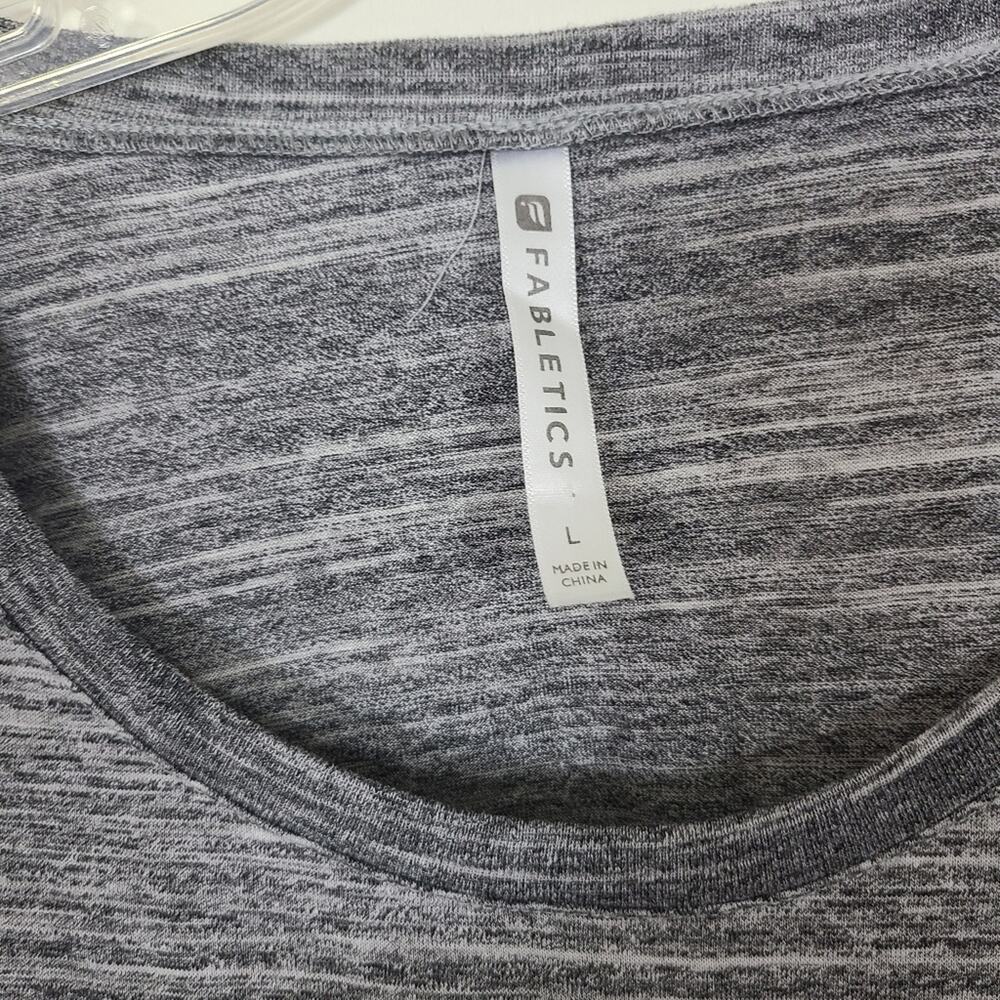 Fabletics Open Back Athletic Dress Gray Midi Tenniscore Athleisure Clean Girl  L - Picture 8 of 11